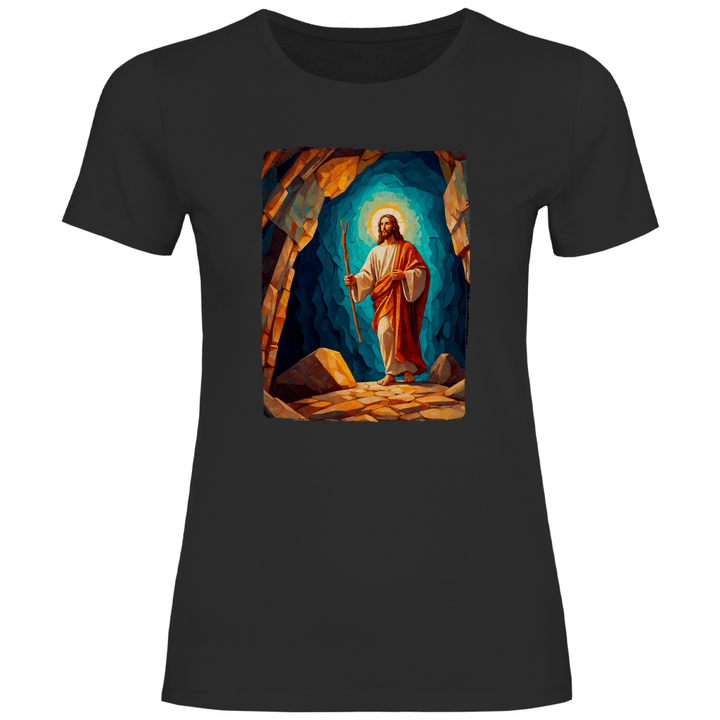 Der Auferstandene - Damen T - Shirt - Textilzauber