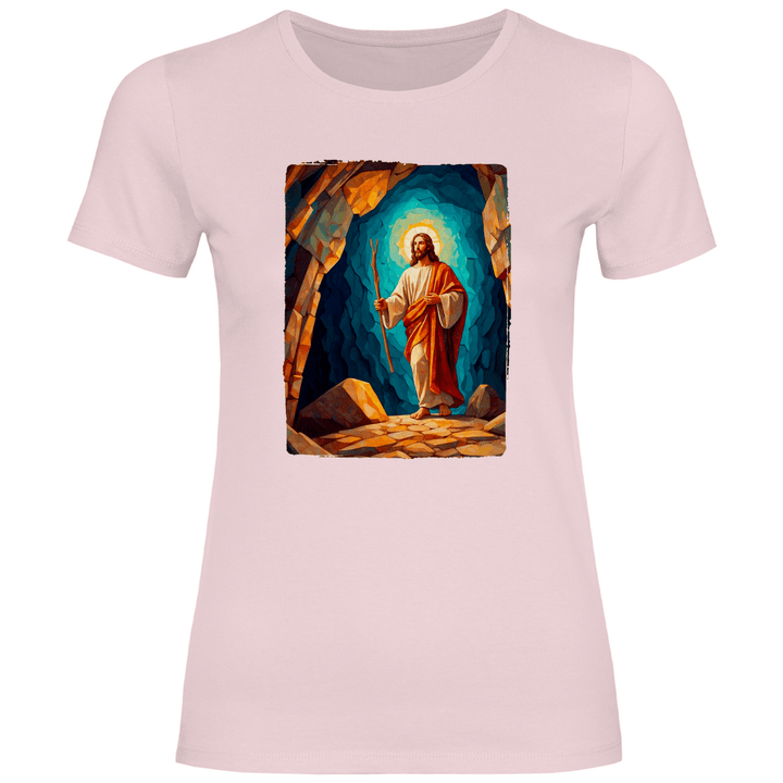 Der Auferstandene - Damen T - Shirt - Textilzauber