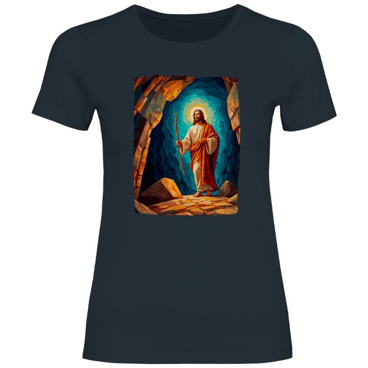 Der Auferstandene - Damen T - Shirt - Textilzauber
