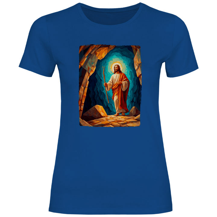 Der Auferstandene - Damen T - Shirt - Textilzauber
