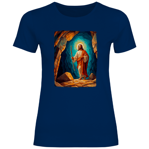 Der Auferstandene - Damen T - Shirt - Textilzauber
