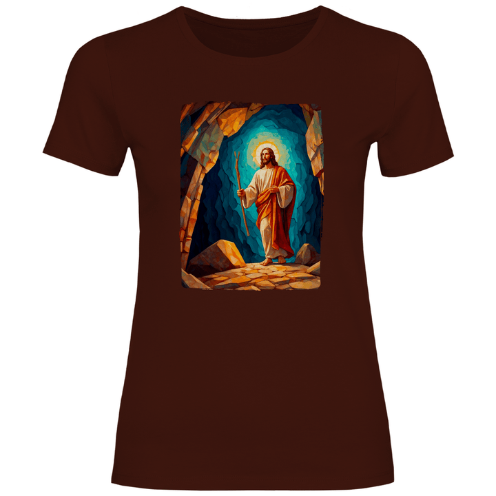 Der Auferstandene - Damen T - Shirt - Textilzauber