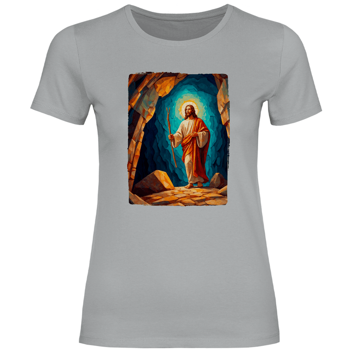 Der Auferstandene - Damen T - Shirt - Textilzauber