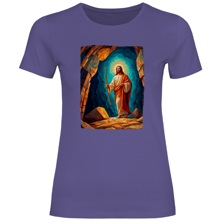 Der Auferstandene - Damen T - Shirt - Textilzauber