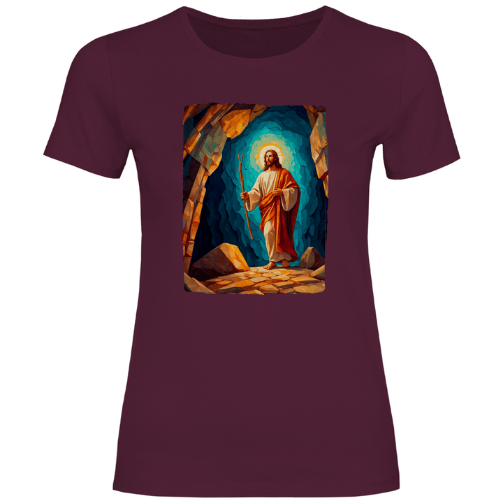 Der Auferstandene - Damen T - Shirt - Textilzauber
