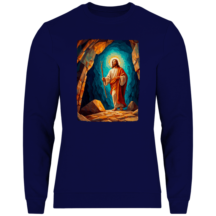 Der Auferstandene - Herren Sweatshirt - Textilzauber