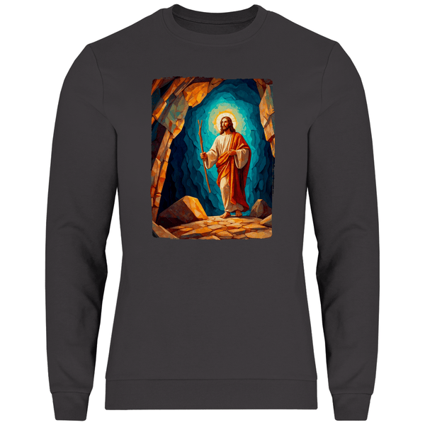 Der Auferstandene - Herren Sweatshirt - Textilzauber