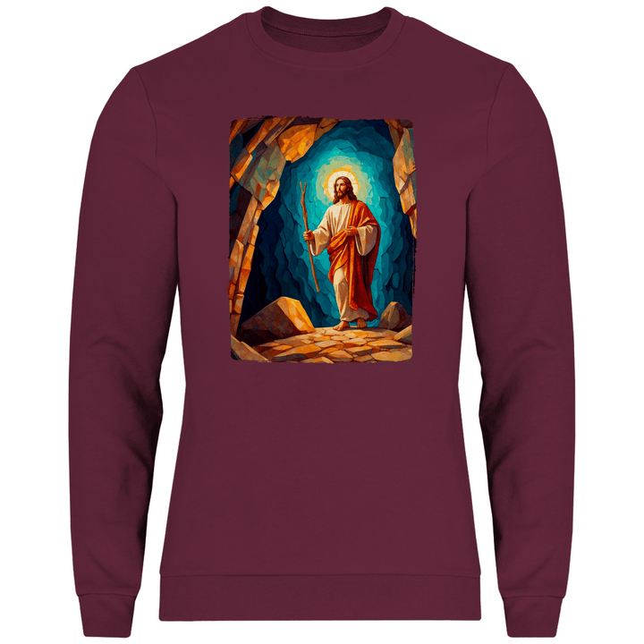 Der Auferstandene - Herren Sweatshirt - Textilzauber