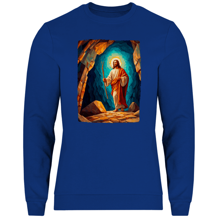 Der Auferstandene - Herren Sweatshirt - Textilzauber