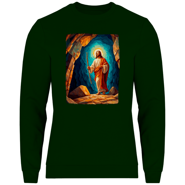 Der Auferstandene - Herren Sweatshirt - Textilzauber