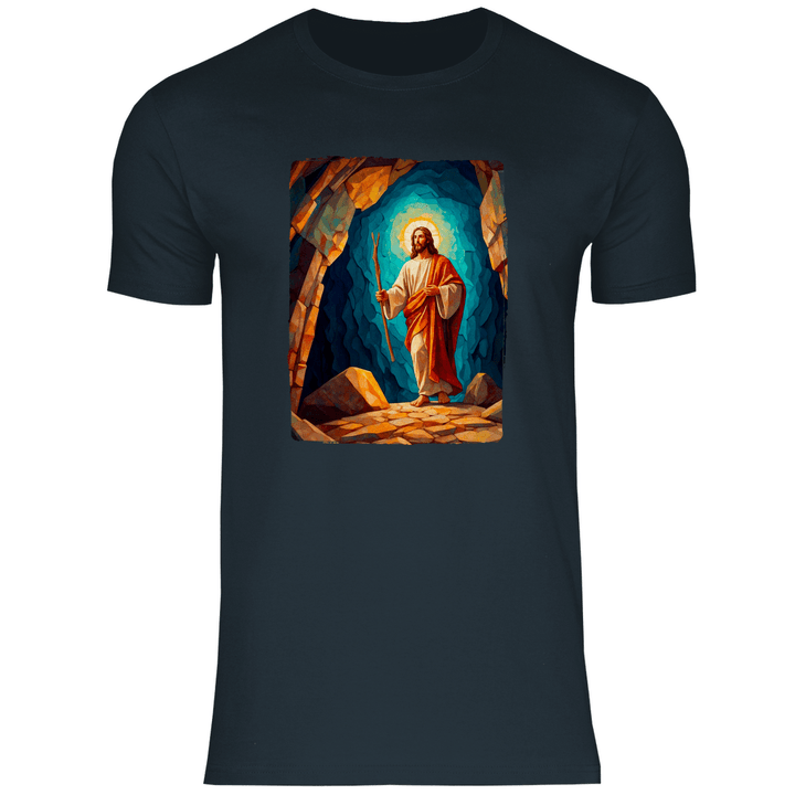 Der Auferstandene - Herren T - Shirt - Textilzauber