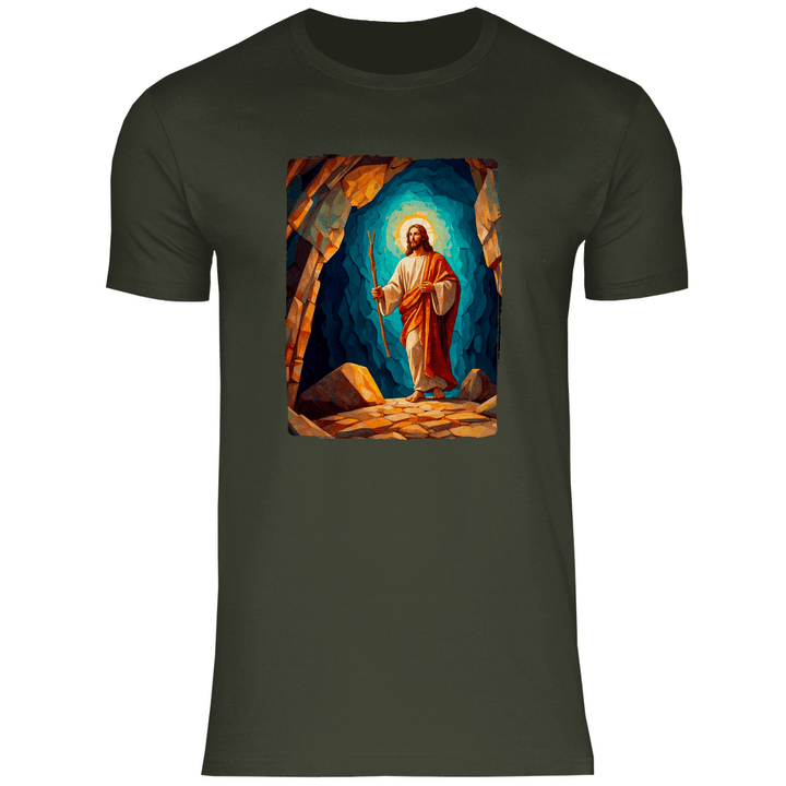 Der Auferstandene - Herren T - Shirt - Textilzauber