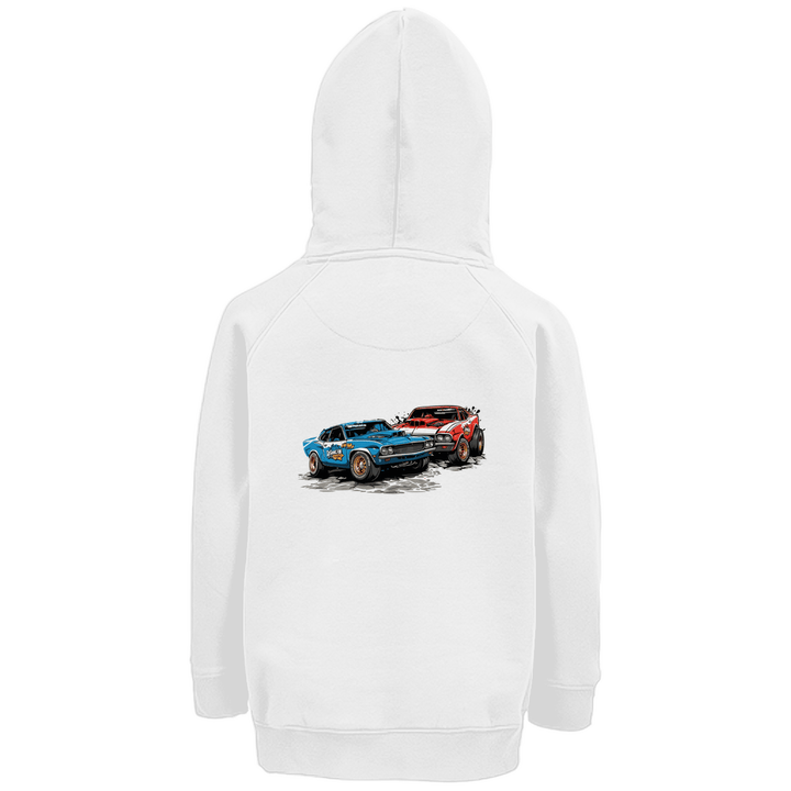 Derby - Champions - Premium Bio Kinderhoodie mit Rückendruck - Textilzauber