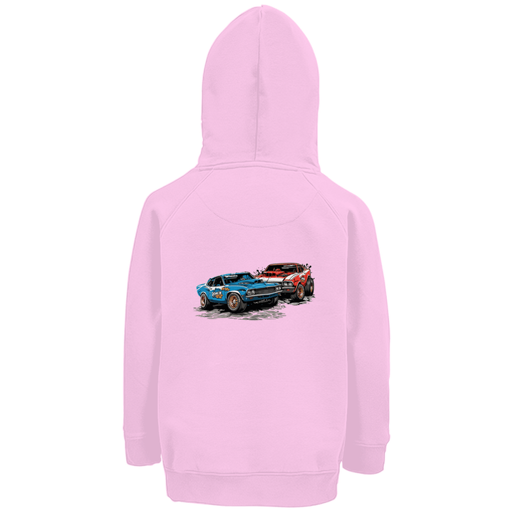 Derby - Champions - Premium Bio Kinderhoodie mit Rückendruck - Textilzauber