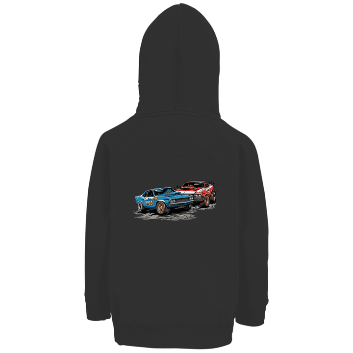 Derby - Champions - Premium Bio Kinderhoodie mit Rückendruck - Textilzauber