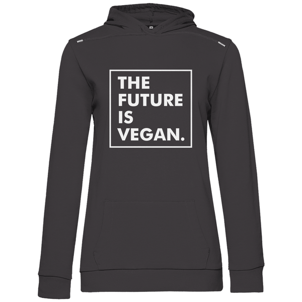Die Zukunft ist vegan - Damen Hoodie - Textilzauber