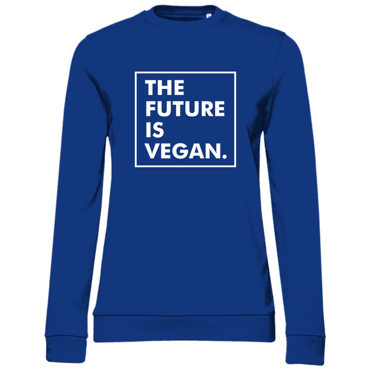 Die Zukunft ist vegan - Damen Sweatshirt - Textilzauber