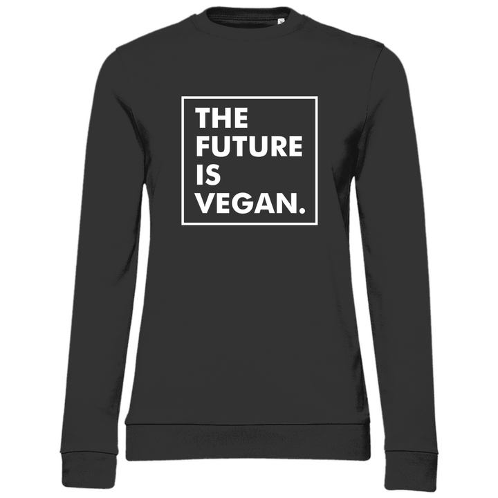 Die Zukunft ist vegan - Damen Sweatshirt - Textilzauber