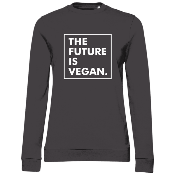 Die Zukunft ist vegan - Damen Sweatshirt - Textilzauber