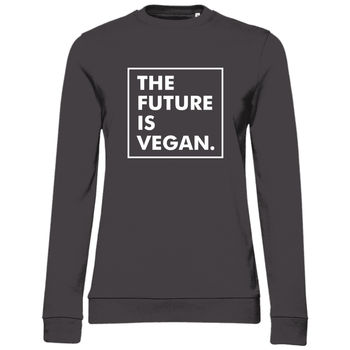 Die Zukunft ist vegan - Damen Sweatshirt - Textilzauber