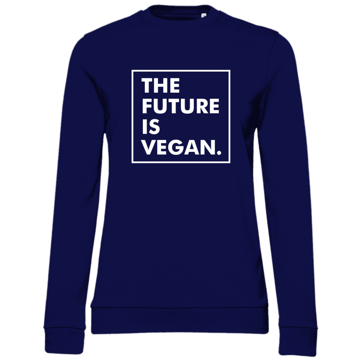 Die Zukunft ist vegan - Damen Sweatshirt - Textilzauber