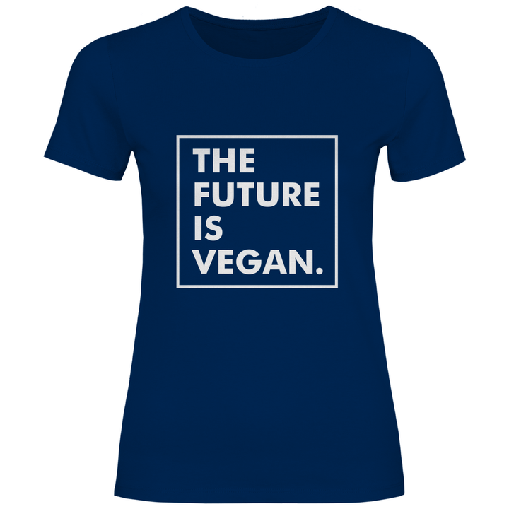 Die Zukunft ist vegan - Damen T - Shirt - Textilzauber