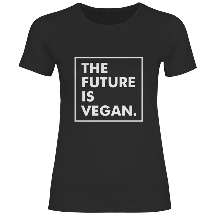 Die Zukunft ist vegan - Damen T - Shirt - Textilzauber