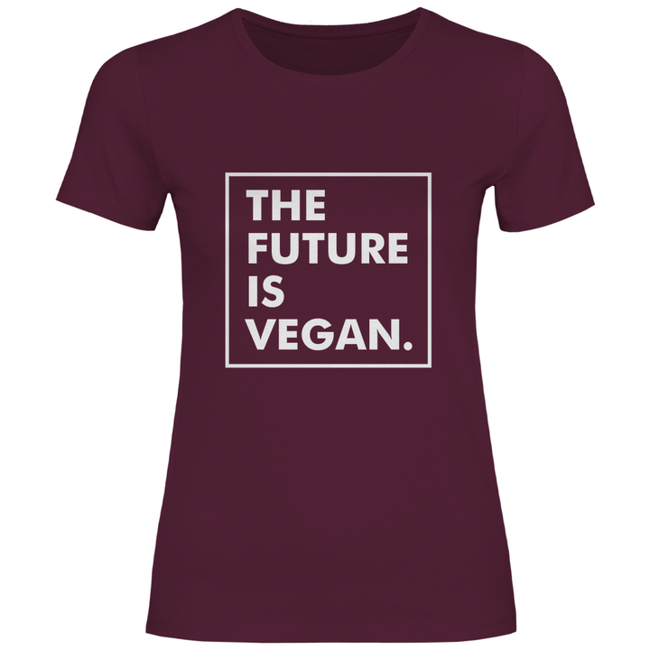 Die Zukunft ist vegan - Damen T - Shirt - Textilzauber