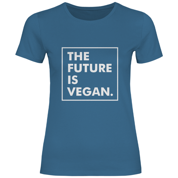 Die Zukunft ist vegan - Damen T - Shirt - Textilzauber