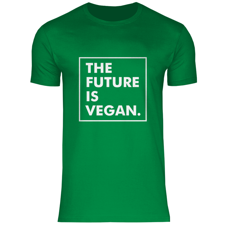Die Zukunft ist vegan - Herren T - Shirt - Textilzauber