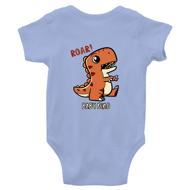 Dino Abenteuer - Bio Baby - Body mit Rückendruck - Textilzauber