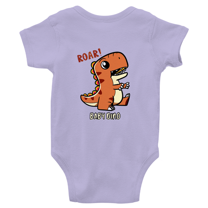 Dino Abenteuer - Bio Baby - Body mit Rückendruck - Textilzauber