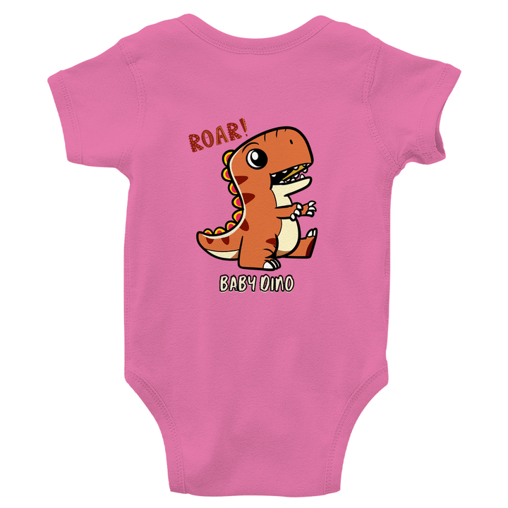 Dino Abenteuer - Bio Baby - Body mit Rückendruck - Textilzauber