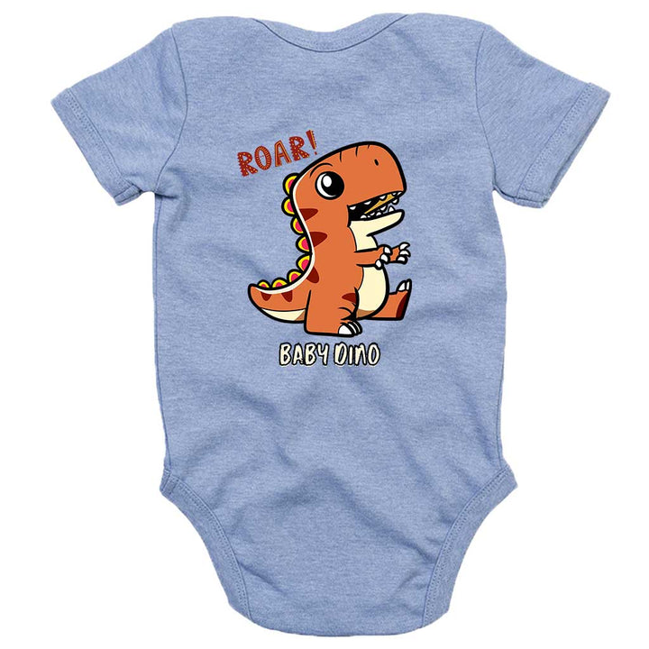 Dino Abenteuer - Bio Baby - Body mit Rückendruck - Textilzauber