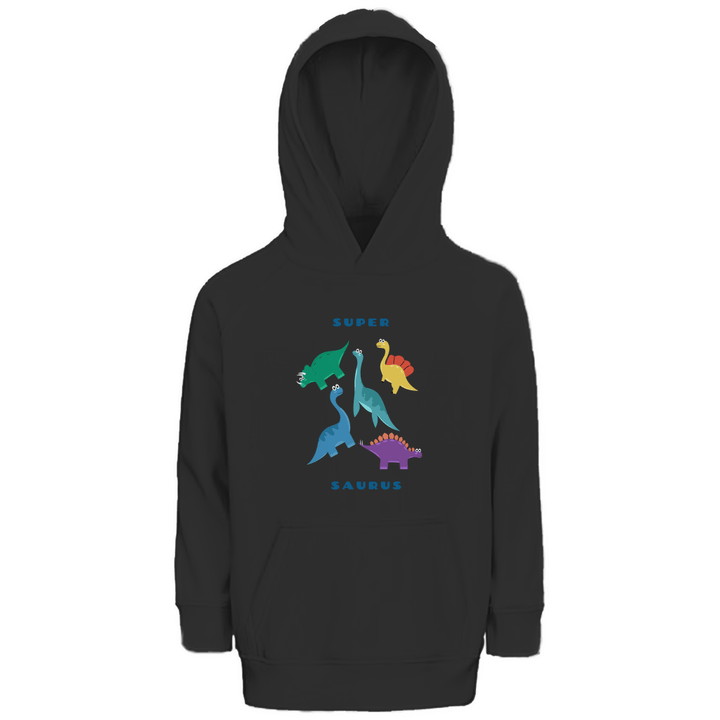 Dino - Freunde - Premium Bio Kinderhoodie - Textilzauber