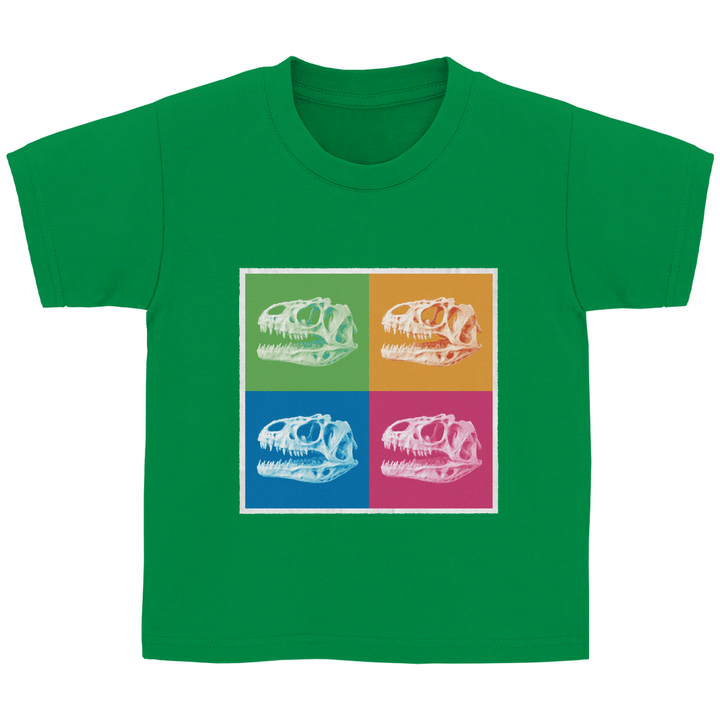 Dino Pop - Art - Kinder T - Shirt - Textilzauber