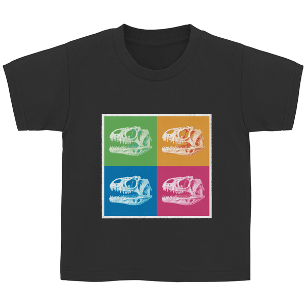 Dino Pop - Art - Kinder T - Shirt - Textilzauber
