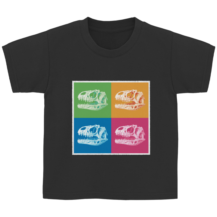 Dino Pop - Art - Kinder T - Shirt - Textilzauber