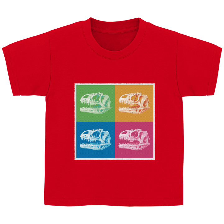 Dino Pop - Art - Kinder T - Shirt - Textilzauber