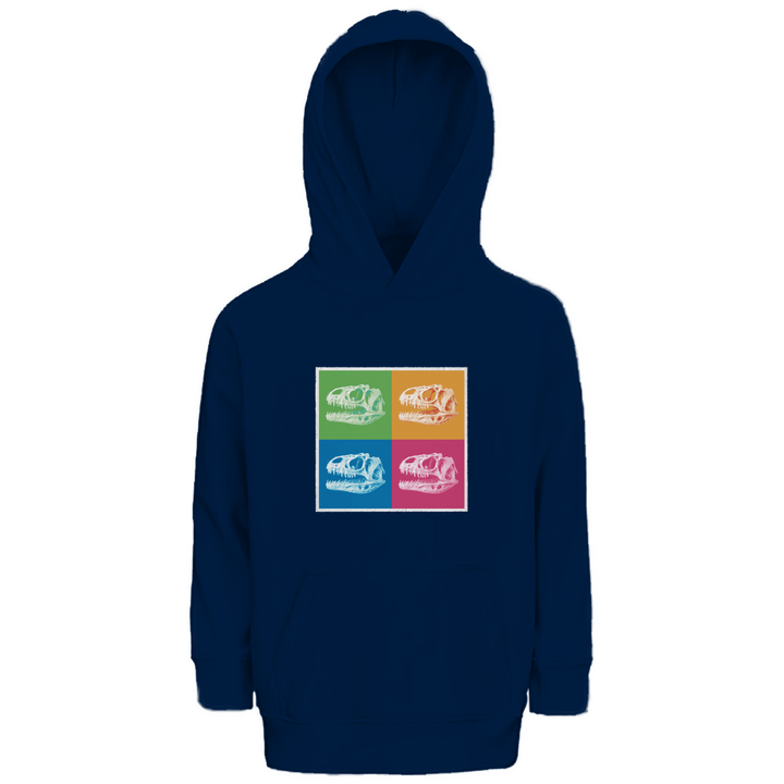 Dino Pop - Art - Premium Bio Kinderhoodie - Textilzauber