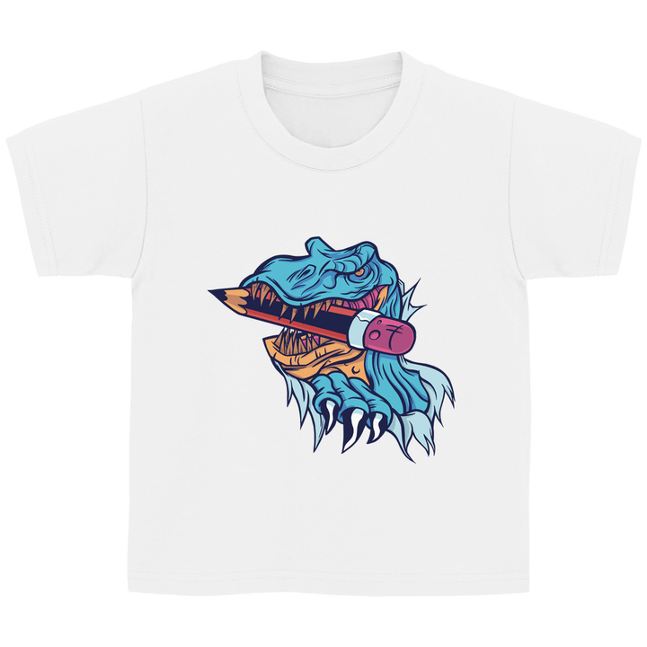 Dino - Schreibspaß - Kinder T - Shirt - Textilzauber