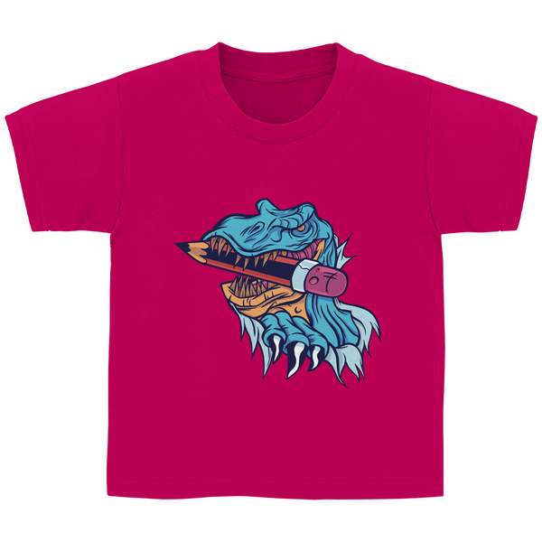 Dino - Schreibspaß - Kinder T - Shirt - Textilzauber