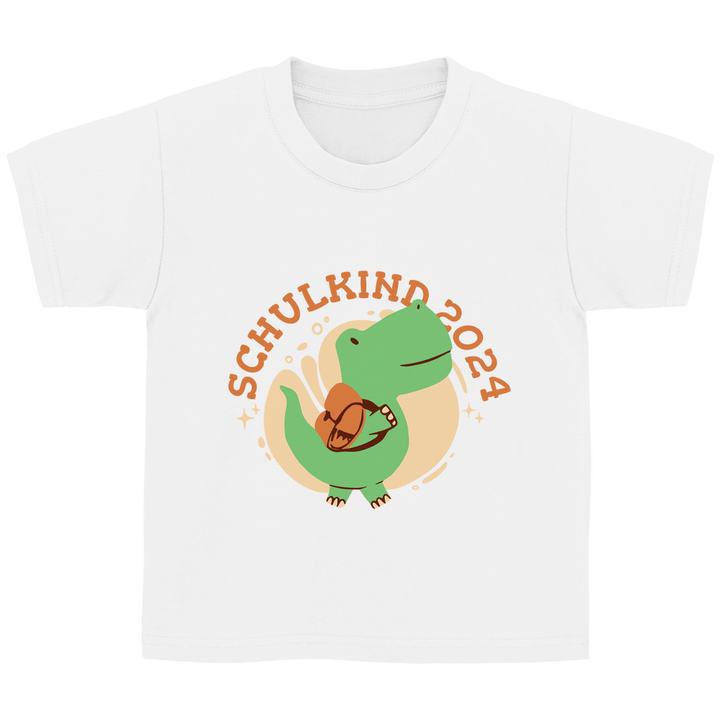 Dino Schulkind 2024 - Kinder T - Shirt - Textilzauber