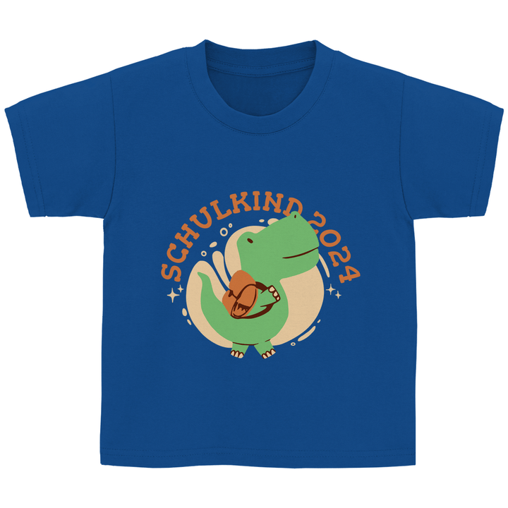 Dino Schulkind 2024 - Kinder T - Shirt - Textilzauber