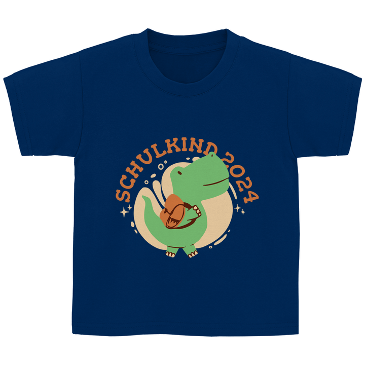 Dino Schulkind 2024 - Kinder T - Shirt - Textilzauber
