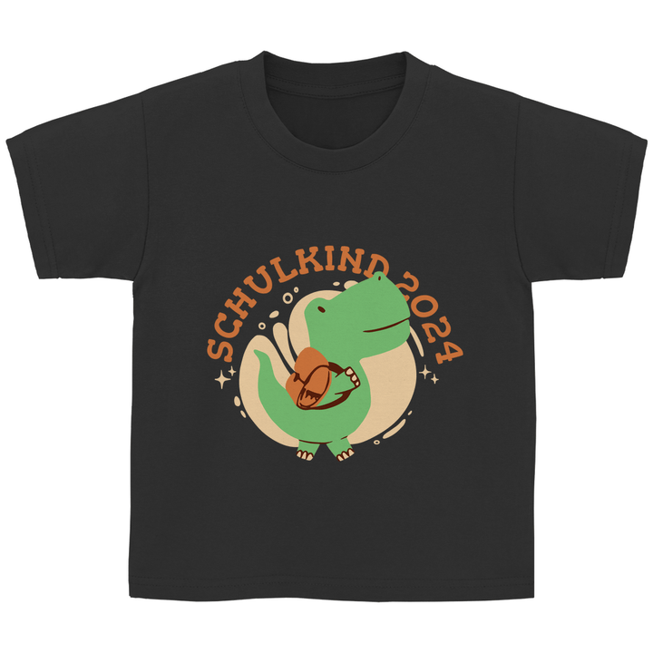 Dino Schulkind 2024 - Kinder T - Shirt - Textilzauber