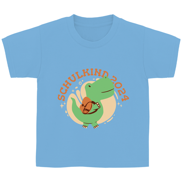 Dino Schulkind 2024 - Kinder T - Shirt - Textilzauber