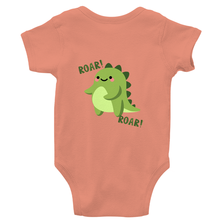 Dino Spaß - Bio Baby - Body mit Rückendruck - Textilzauber