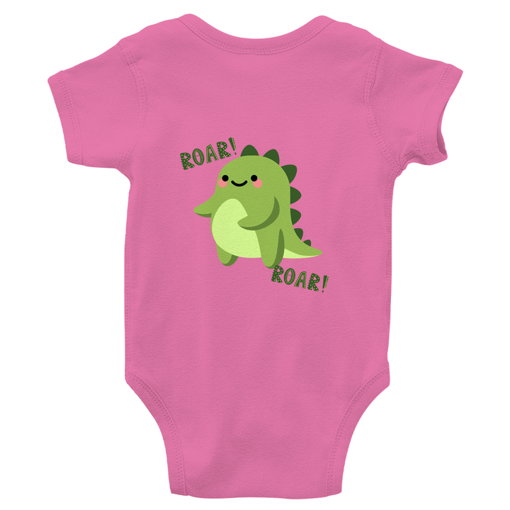 Dino Spaß - Bio Baby - Body mit Rückendruck - Textilzauber