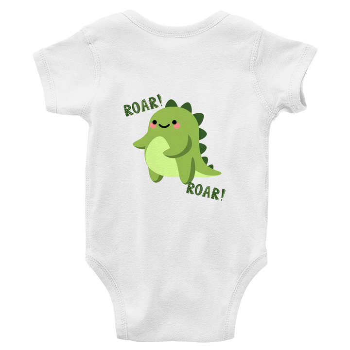 Dino Spaß - Bio Baby - Body mit Rückendruck - Textilzauber